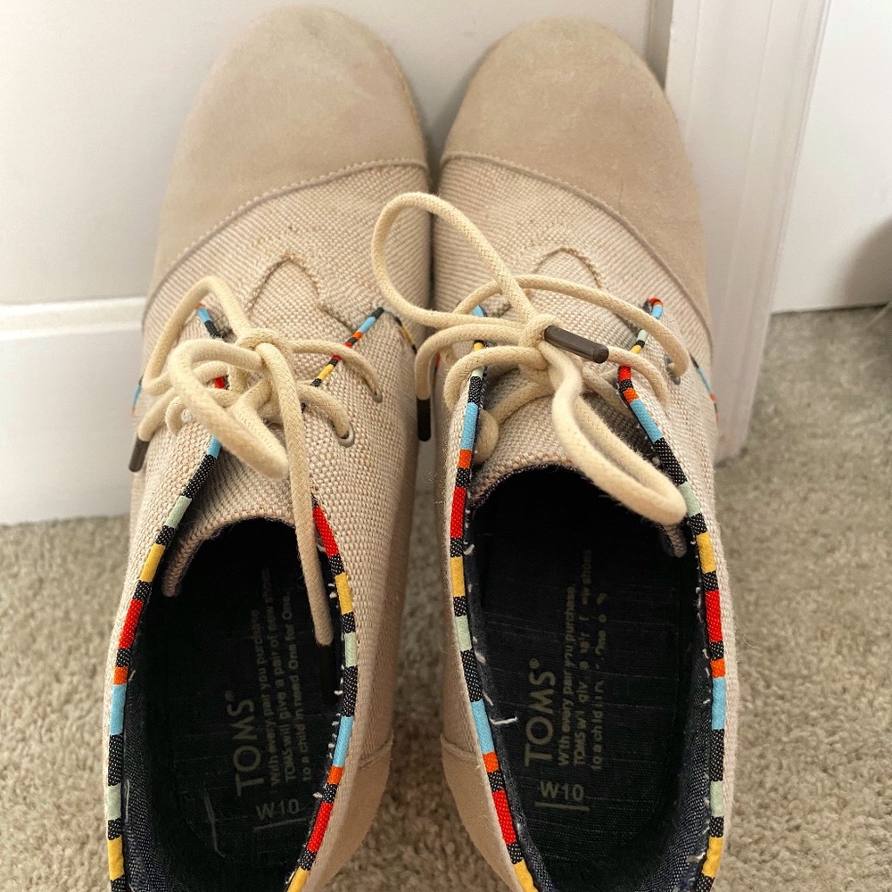 Womens Toms Wedges